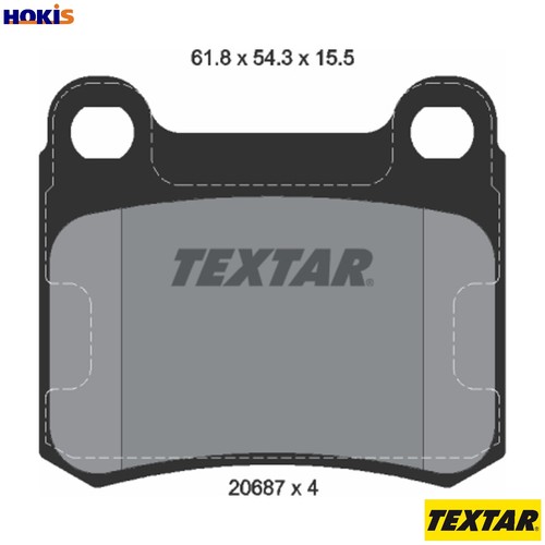 Brake pad set disc - set,