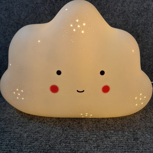 Ceramic cloud night light - light,