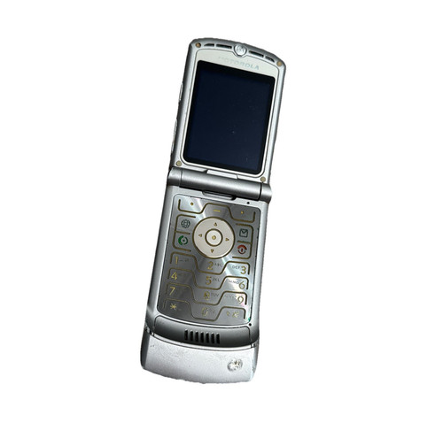 Motorola razr silver - motorola, v3