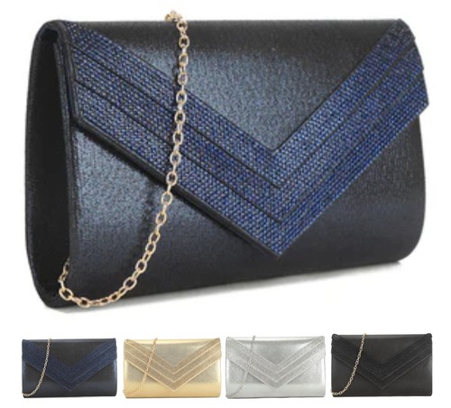 Women glitter envelope clutch - glitter,