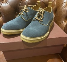 Poste Blue Suede mens shoes Size 8- Reduced!