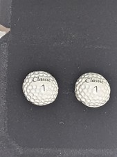 Golf Ball Cufflinks Classic 1