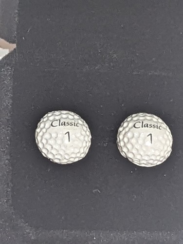 Golf ball cufflinks classic - golf,