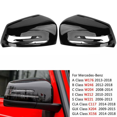 Gloss black wing mirror cover - gloss,