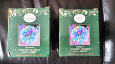 Outdoor festive flower ball light...battery powered..