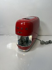 SMEG Lavazza a Modo Mio Pod Coffee Machine. LM200. Red. Descaled. Clean