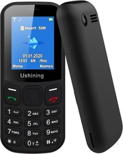 Ushining U182 Unlocked 2G Dual SIM Mobile Phone For Seniors 2G SIM Free Basic