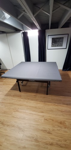 Grey poker felt table cover - felt,