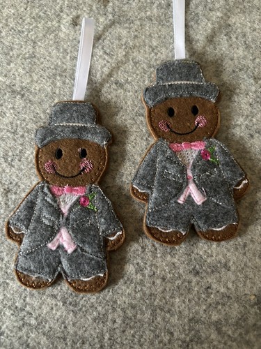 Gingerbread man wearing