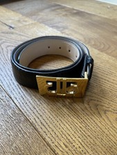 Druh Golf Belt Black Crocodile