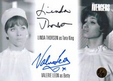 Avengers Complete Collection 3 Linda Thorson & Valerie Leon AVTL1 Auto Card 3/9
