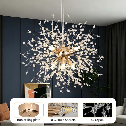 Modern sputnik chandelier - modern,