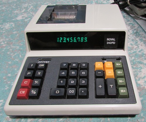 Vintage royal 242pd adding - vintage,