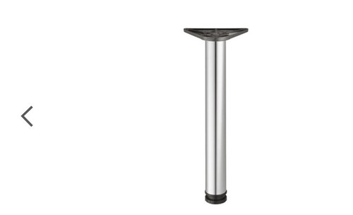 Table leg tubular - table, steel