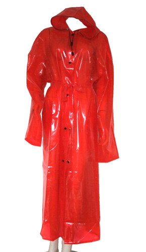 Pvc like raincoat - mac, rain