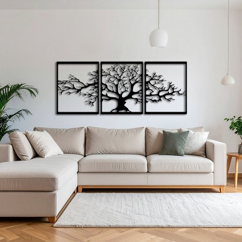Large tree life metal wall - life,