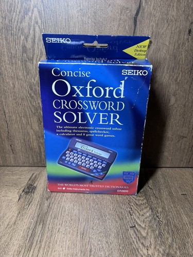 Seiko concise oxford crossword - seiko,