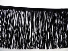 Fringing, Tassels, Black