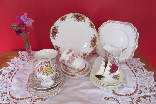 Beautiful vintage bone china - beautiful,
