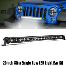20" inch Slim LED Work Light Bar Spot Flood Combo For SUV ATV Beam Offroad Truck