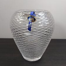 Tipperary Crystal Cricklewood Vase Teardrop Shaped 21cm Height 1990s Vintage