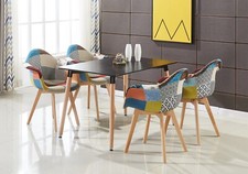 Patchwork Halo Dining Set - a