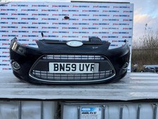 FORD FIESTA HATCHBACK 5DR TITANIUM  MK7 2009 PANTHER BLACK FRONT BUMPER MARKS