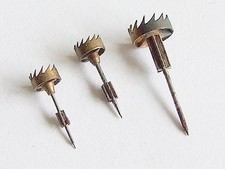 Three antique verge - , fusee