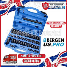 53PC MASTER BUSH BEARING OIL SEAL DRIVER SET PUSH PRESS DISC TOOL KIT 18 - 74MM
