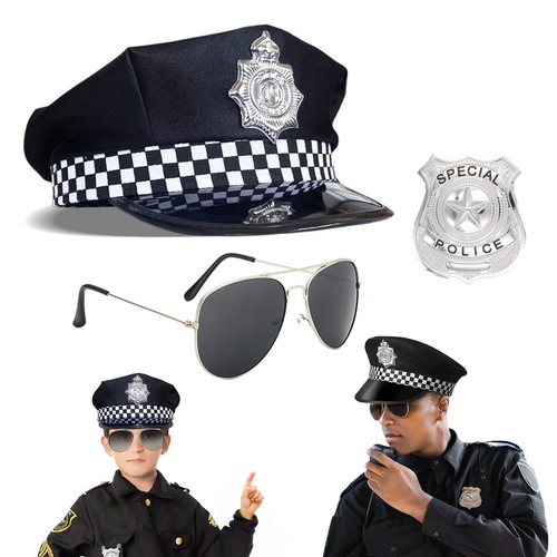 Police hat pieces - police,