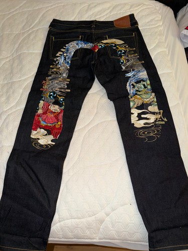 Rare evisu embroided - evisu,