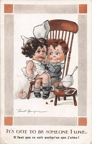 Postcard children s - children, it's