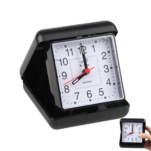 Folding travel alarm clock - alarm,