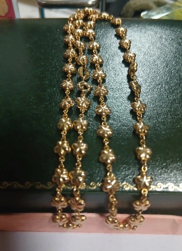 9ct yellow gold fancy necklace - 9ct,
