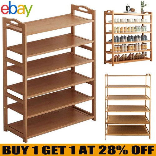 Tiers bamboo shoe rack - 🔥6,
