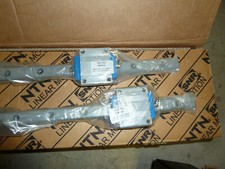 1 pair of NTN SNR Linear Rails with 1 carriage LGBXH25FN 850mm 2 rails 2 bearing