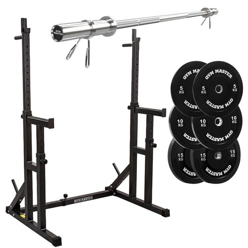 Gym master adjustable squat - gym,