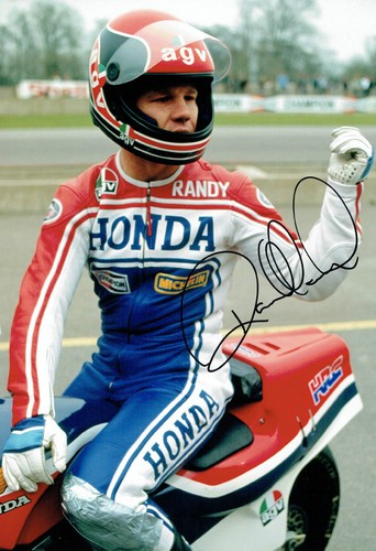 Randy mamola signed - signed, 12x8