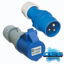 16 AMP 3 PIN 240V BLUE PLUG