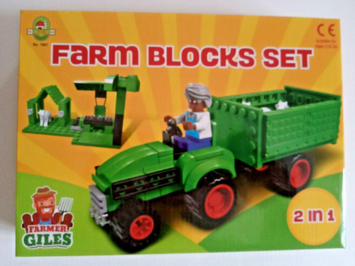 Farm tractor building blocks - building, 2