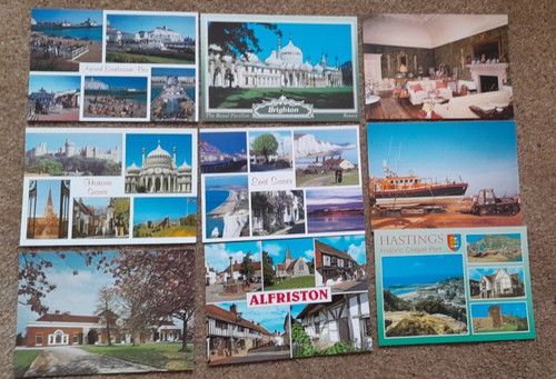 East sussex postcards of - sussex.,