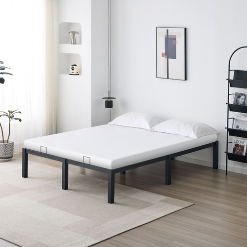 Toolless metal bed frame - metal, build