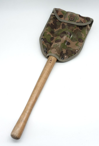 Austrian army folding shovel - army,