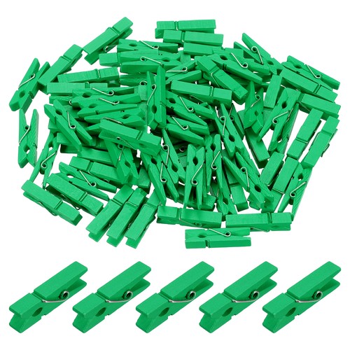 100 pcs wooden clothespins - 100,