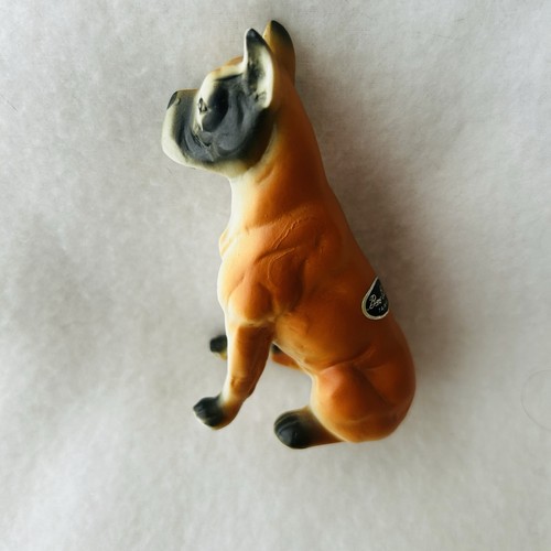 Vintage ceramic boxer dog - boxer,