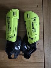 Used Sondico Football Shin Guards WITH Ankle Protection Childs Sized