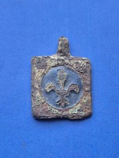 medieval Norman Period Enamelled Harness Pendant,  Lincs Metal Detecting Find