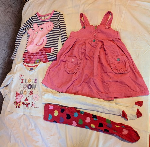 Girls peppa pig top dress - top,