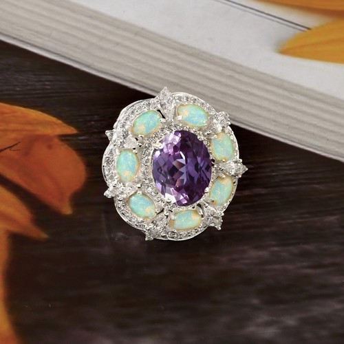 Alexandrite ring solid 925 - solid,