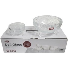 7 Piece Glass Bowls Set Fruit